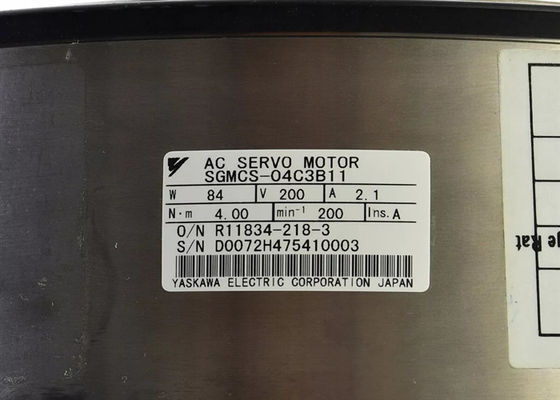 ヤスカワ産業交流サーボモーター 4Nm出力 SGMCS-04C3B11 新品
