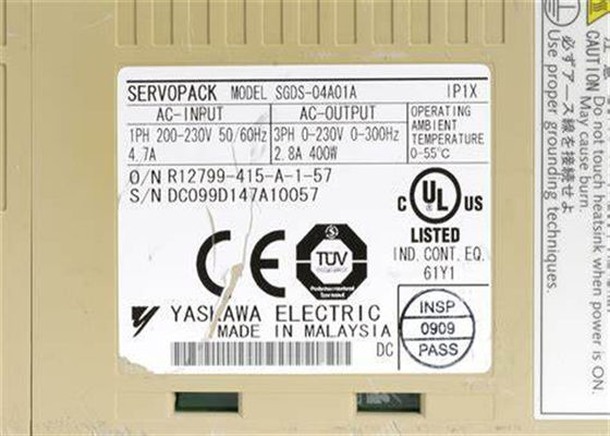 ヤスカワ 600Hz 周波数産業用サーボドライブ SGDS 04A01A