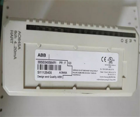 ABB 3BSE045584R1 AO845A アナログ出力冗長または単一の冗長電源モジュール
