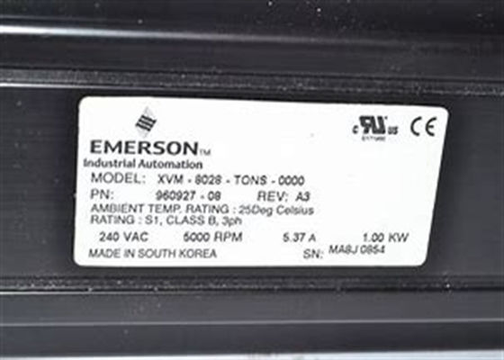 エマーソン XVM-8028-TONS-0000 1KW セルボモーター 新品 オリジナル