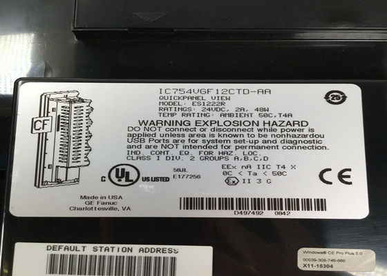 GE IC754VSI12CTD ES1222R IC754VGF12CTD 12Vまたは24VDC電源ケーブルで電源を供給する