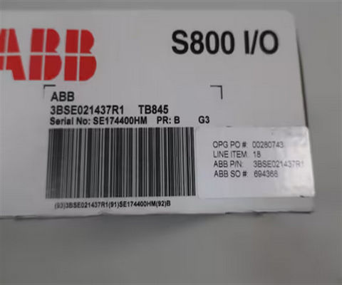 Abb 3BSE021437R1 TB845 S800 ダブルモジュールバス出力モジュール