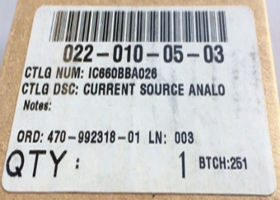 IC660BBA026は,Geniusブロック I/Oです. 以前はGE Fanuc,Emerson Automationによって製造されました.