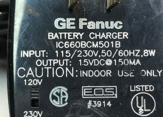 IC660BCM501は,GE Fanuc Genius I/Oファミリーのハンドヘルドモニターバッテリー充電器です.