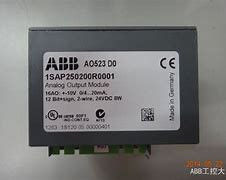 AO523 PLC アナログ アウトプット オート I O モジュール ABB 新品 オリジナル 箱内