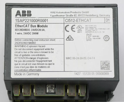 CI512-ETHCAT ABB 全新デジタルIO通信モジュール24V