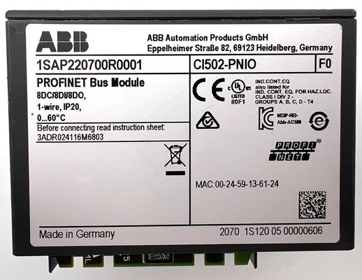 CI502-PNIO 1SAP220700R0001 通信モジュール 24V DC型 新品