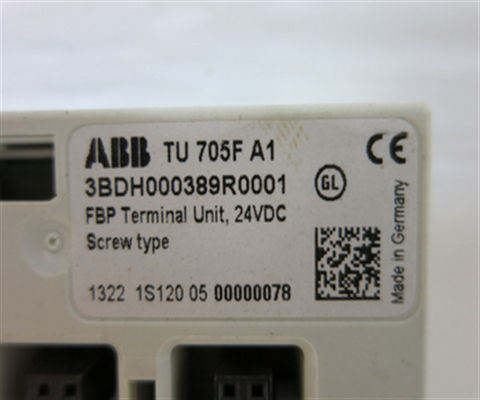 TU705F 3BDH000389R0001 FBPターミナルユニット 24 VDC ABB