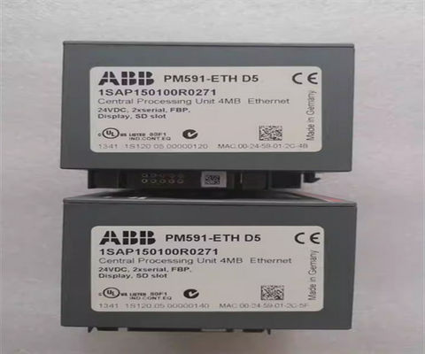 ABB PM591-ETH 1SAP150100R0270 AC500 コントロール モジュール