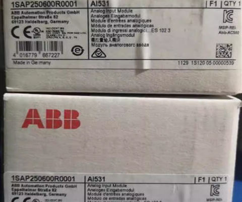 ABB 1SAP250600R0001 アナログ入力 RTD 8AI モジュール AI531