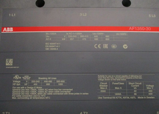 AF1350-30-22-70 100-250V 50/60Hz または 100-250V DC コンタクターのデジタル入力と出力モジュール