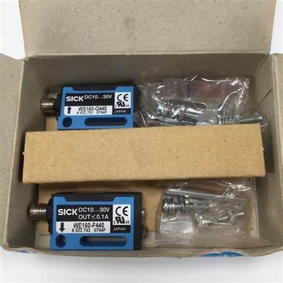 SICK WS/WE160-F440 680nm 可視赤色プラスチック光学センサー 15mm