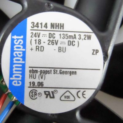 コンパクト 3414 NHH 産業用遠心風扇 35000 時間使用寿命 L10