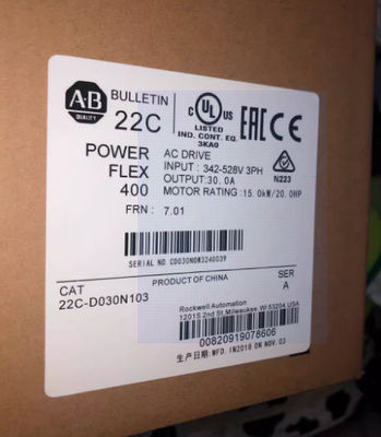 22C-D030N103 AB パワーフレックス 400- 15 KW (20 HP) ACドライブ