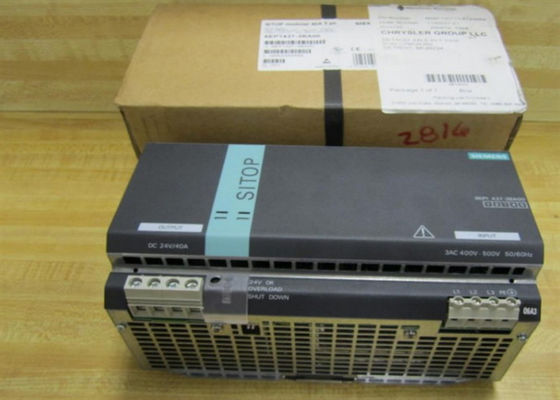 シメンス 6EP1 437 3BA00 電源 入力 400-500 V 3 AC 出力: 24 V DC/40 A 注記