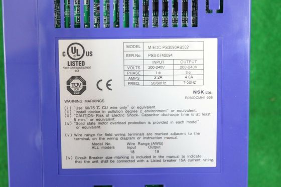 NSK M-EDC-PS3090AB502 MEDC 精密サーボドライブ 450W 0-15A 0-30V DC インダストリアル