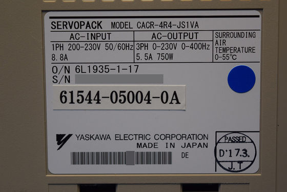 Yaskawa CACR-4R4-JS1VA ACサーボドライブ 最大降水/ネットワーク 31