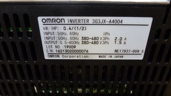 オムロン 3G3JX-A4004 産業用サーボモーター