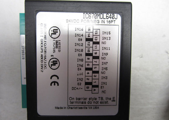 IC670MDL640は,GE Fanucのフィールド制御シリーズから16点離散入力モジュールです.