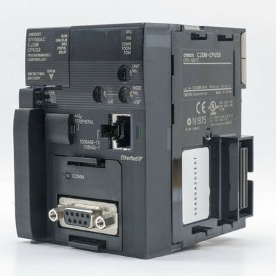 オムロン CJ2M-CPU33 システムオーバーヘッド時間 270 μs プログラム可能なコントローラ