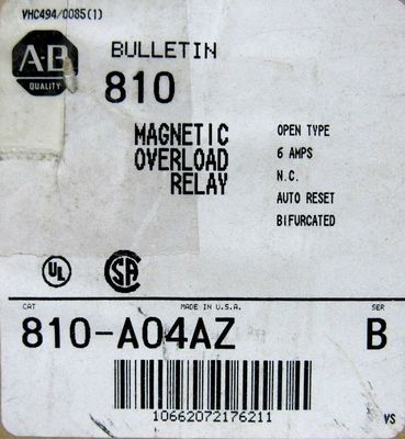 AB 810-A04AZ 重荷用LSX制限スイッチとDPDT 10A 120Vスクリュー端末