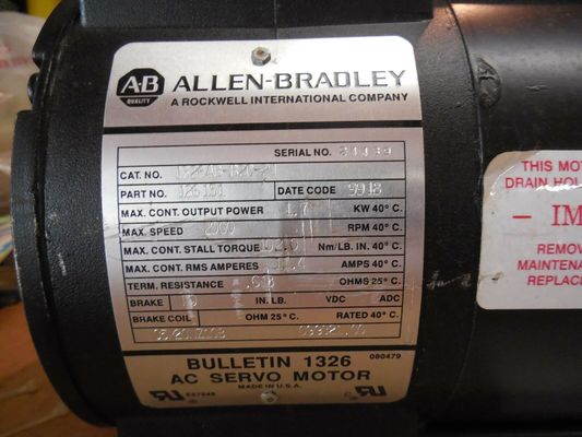 AB 1326AB-B2C-21 トークプラスシリーズ 1391-DES AC サーボドライブ用のサーボモーター