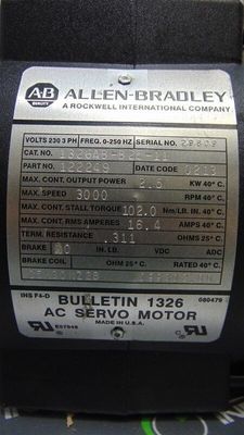 汎用AB 1326AB-B2E-11 各種産業用ACサーボモーター