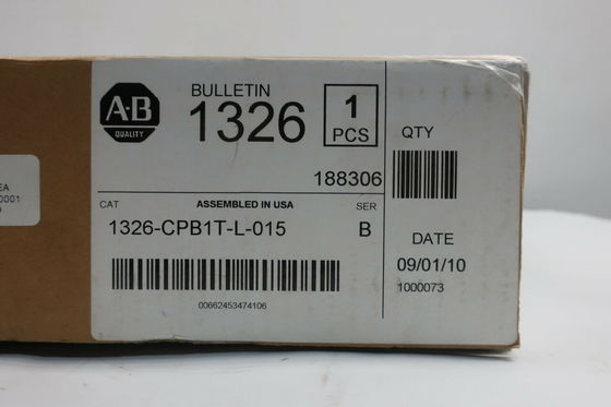 AB 1326-CPB1T-L-015 460V AC サーボモーターのためのセルボケーブルとアクセサリー