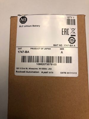 コンパクトデザイン AB 1747-BA コンパクトロジックス 3V バッテリー