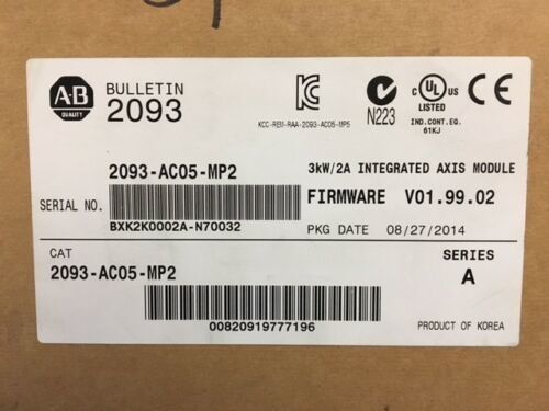 ALLEN-BRADLEY 2093-AC05-MP2 キネティックス2000 統合軸モジュール