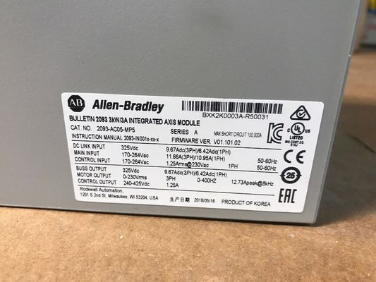 ALLEN-BRADLEY 2093-AC05-MP5 キネティックス2000 統合軸モジュールと軸モジュール