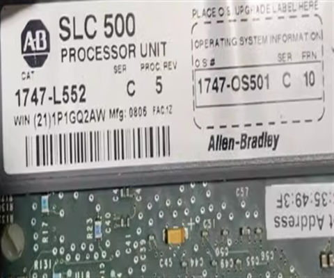 アレン・ブラッドリー 1747-L552 SLC 500 SLC 5/05 プロセッサ, 32K メモリ