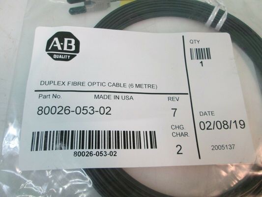 アレン・ブラッドリー 80026-053-02 デュプレックス光ファイバーケーブル 6M