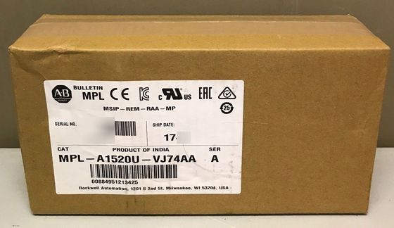 アレン・ブラッドリー MPL-A1520U-VJ74AA MPLシリーズ MPL 240V AC回転サーボモーター