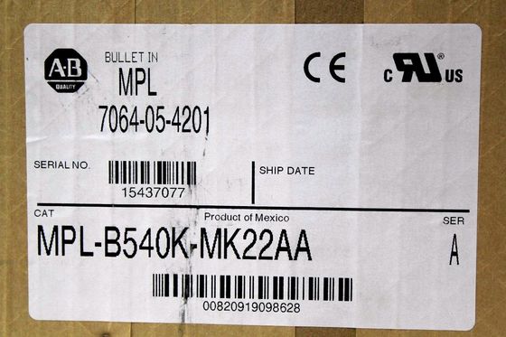 アレン・ブラッドリー MPL-B540K-MJ22AA MPLシリーズ MPL 480V AC回転サーボモーター