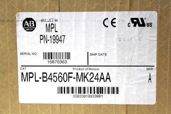 アレン・ブラッドリー MPL-B4560F-MK24AA MPLシリーズ MPL 480V AC回転サーボモーター