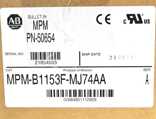 アレン・ブラッドリー A20B-0007-0361 MP-シリーズ MPM 480V AC回転サーボモーター