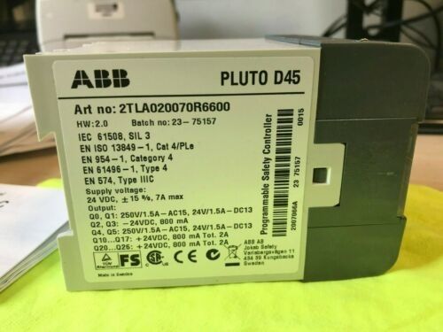 ABB 2TLA020070R6600 冥王星D45 補助コンタクトコア S200シリーズ断路器