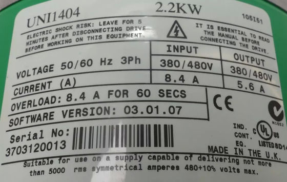 EMERSON UNI1404 制御技術 エマーソン ユニドライブ 周波数調節器