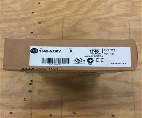 1746-NO8V アレン・ブラッドリー 1746 アナログ出力モジュール 部品番号 1746-NO8V 温度評価 -20...55 °C -4...131 °F