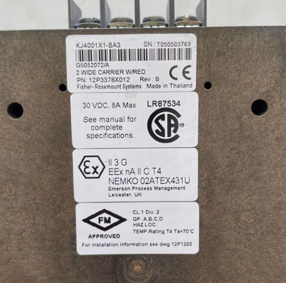 エマーソン DELTAV KJ4001X1-CH1 12P1811X012 RTDターミナルブロック