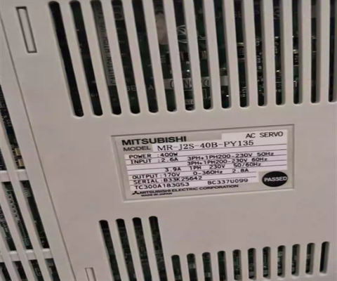 MR-J2S-40B-PY135三菱ACサーボ アンプの3-Phase 5KWサーボ ドライブ
