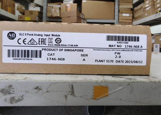 AB 1746-NI8 SER A SLC 500 アナログ入力モジュール 1746NI8 マックス入力周波数 250 キロヘルツ ディフェリエンシャル入力デジタルI/Oモジュール