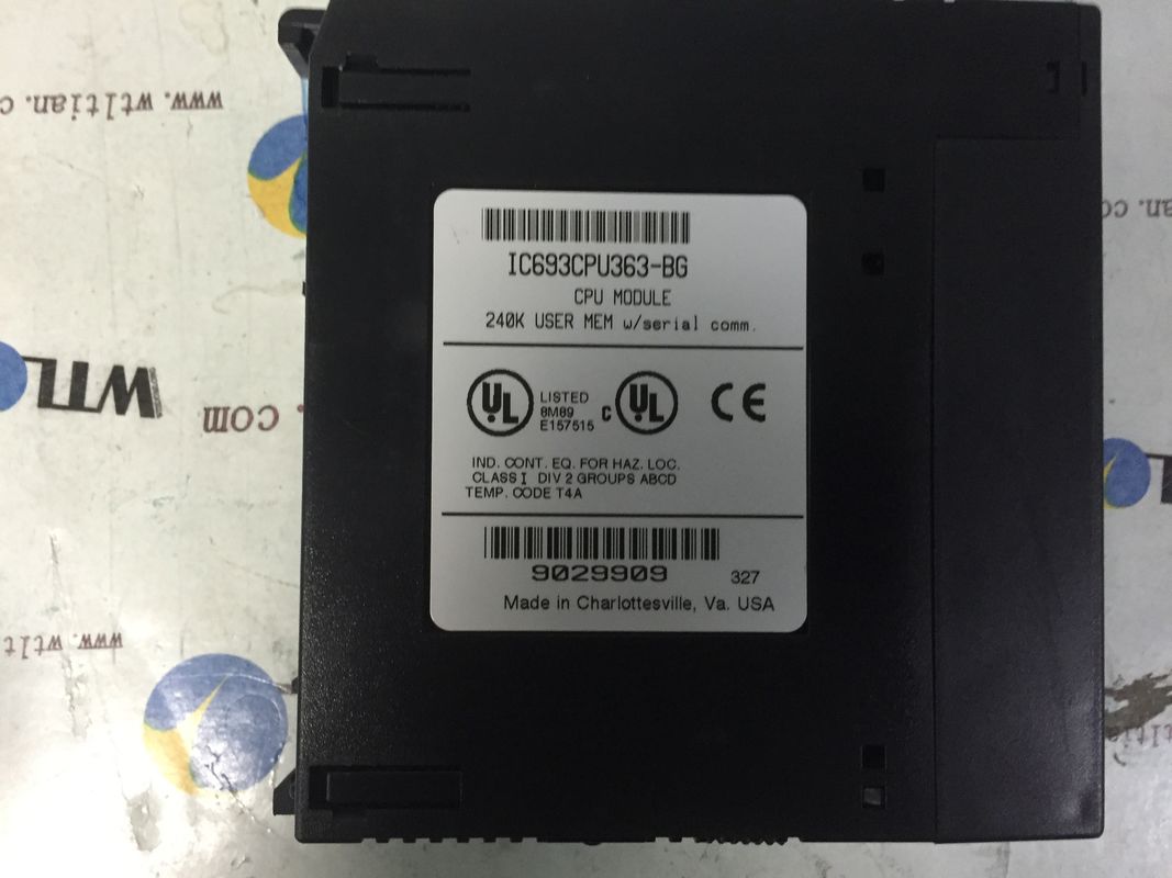 GE Fanuc IC693CPU363シリーズ90-30プロセッサ・モジュール240KバイトのRAMおよびフラッシュ