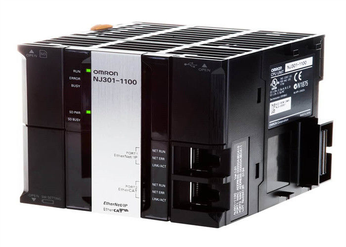Omron NJ301-1100の動作制御SYSMAC NJ3 CPU 5 MBの記憶PLCのコントローラー