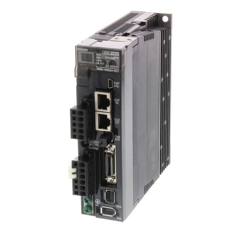 OMRON R88D-KT02Lのサーボ運転者2.5A 120Vは230 VAC 50 Wから1.5 kWに200 Wに荷を積む