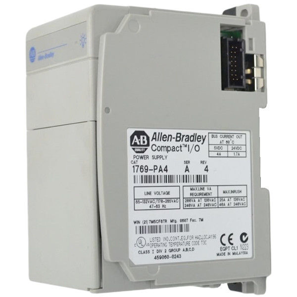 AB 1769-PA4は120/220 VAC 18ワットを25のAMPの電源入力170-265 VACの出力した