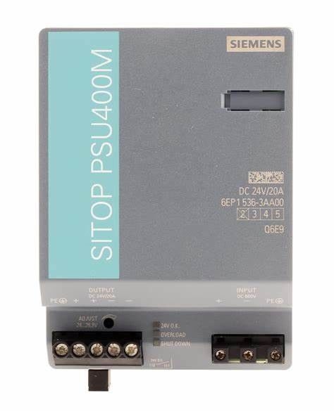 SIEMNES 6EP1536-3AA00 SITOP PSU400M 20 DC/DCのコンバーターの入力:600ボルトDCの出力:24ボルトDC/20 A