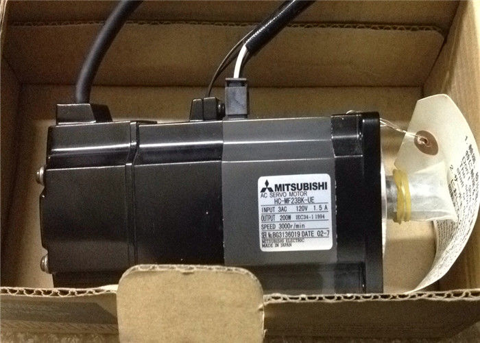 新しい三菱電機HC-MFシリーズHC-MF23BK-UE ACサーボ モーター200W 120V 1.5A