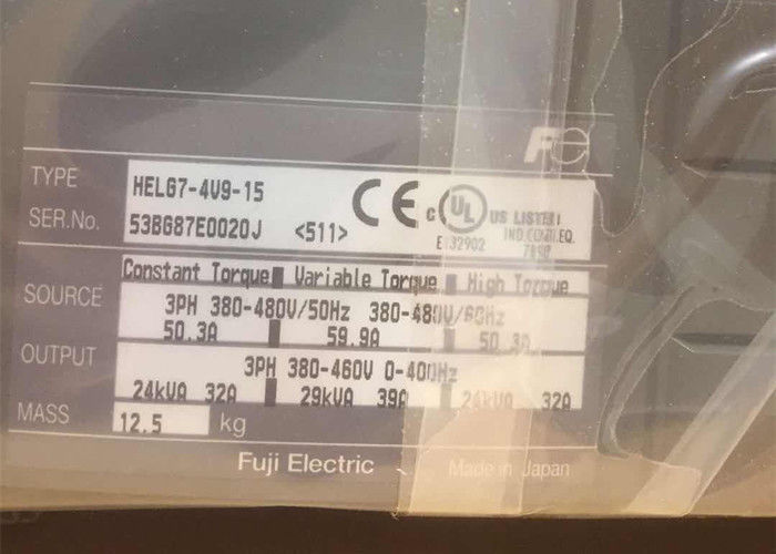 富士在庫で新しい電気インバーターHELG7-4V9-15日立エレベーターの部品3PH 380-480V 50-60Hz